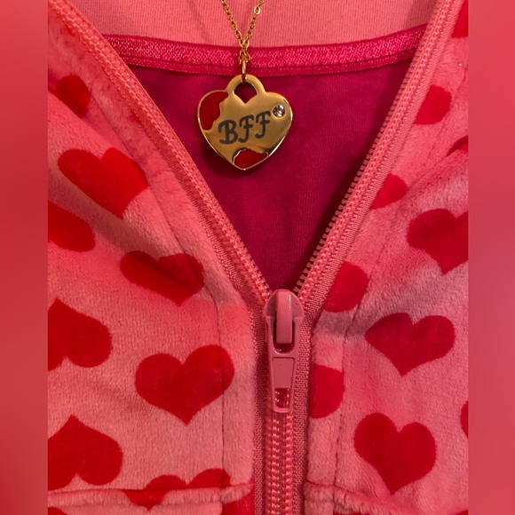 Jennifer’s Body Fine Girl Jen Jacket Hearts Pink Red XL Check - Picture 4 of 10
